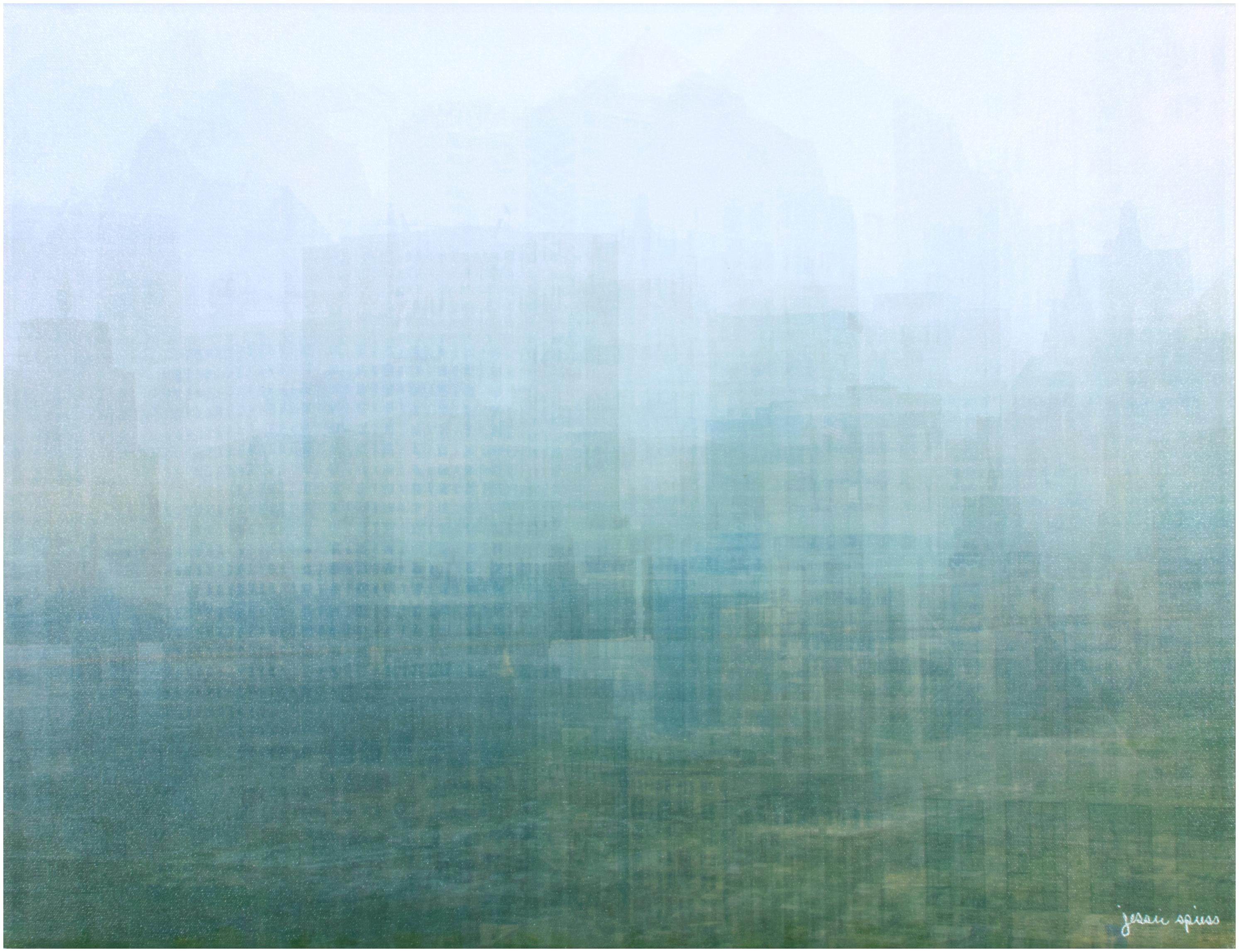 In this image, Jessie Spiess applies her signature multiple-exposure technique to the City of Milwaukee, emphasizing its many tall buildings. She often turns her camera to views of such iconic vistas, her technique emphasizing the limitations of