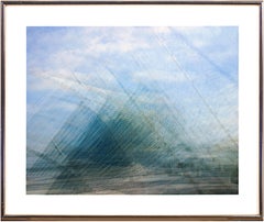 Photographie abstraite contemporaine de paysage bâtiment architectural ciel signée