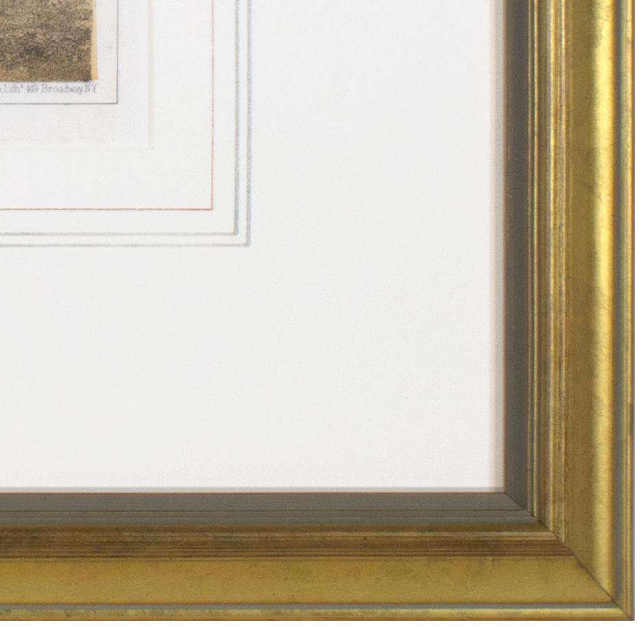 'Campamento de Víctor - Ronde de la Puerta del Infierno' litografía original de John Mix Stanley en venta 2