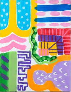 'Dreaming while Sunbathing at the Beach' original signed acrylic painting