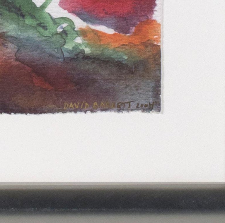'Star Lake Autumn' signed artist's proof II/XXV giclée print on watercolor paper - Gray Landscape Art by David Barnett