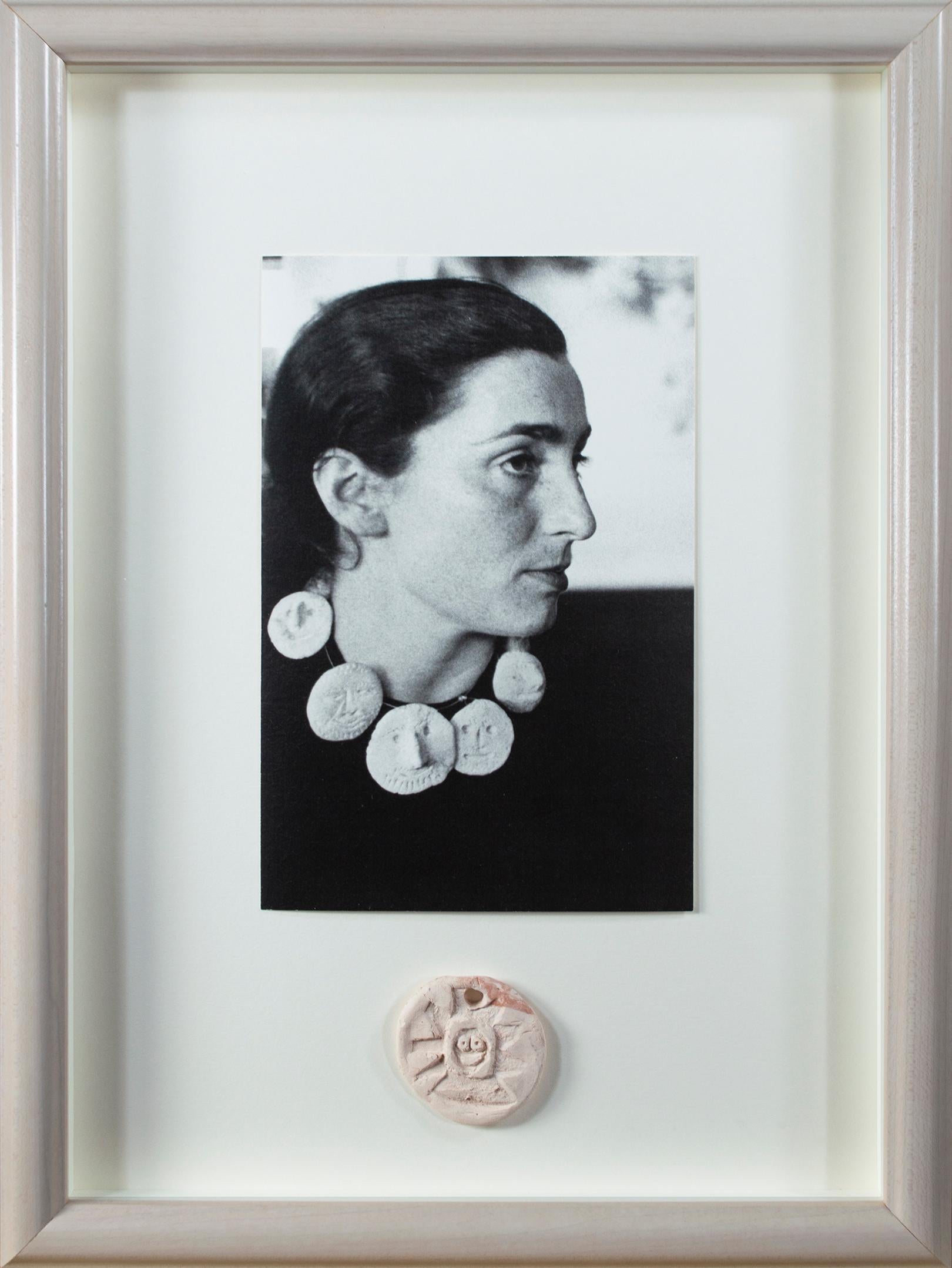Picasso Ceramics Exhibition 2012-13 Invitation with pendant by Joan Dvorsky