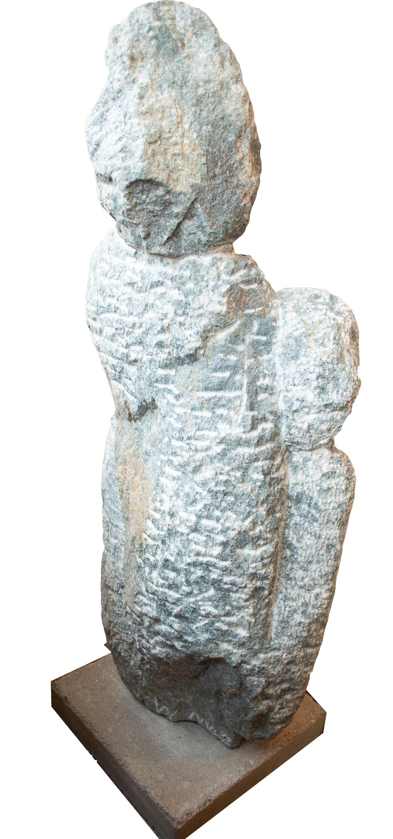 Sculpture originale en pierre Shona signée « Family » par Wonder Mazhindu Bumhira en vente 2