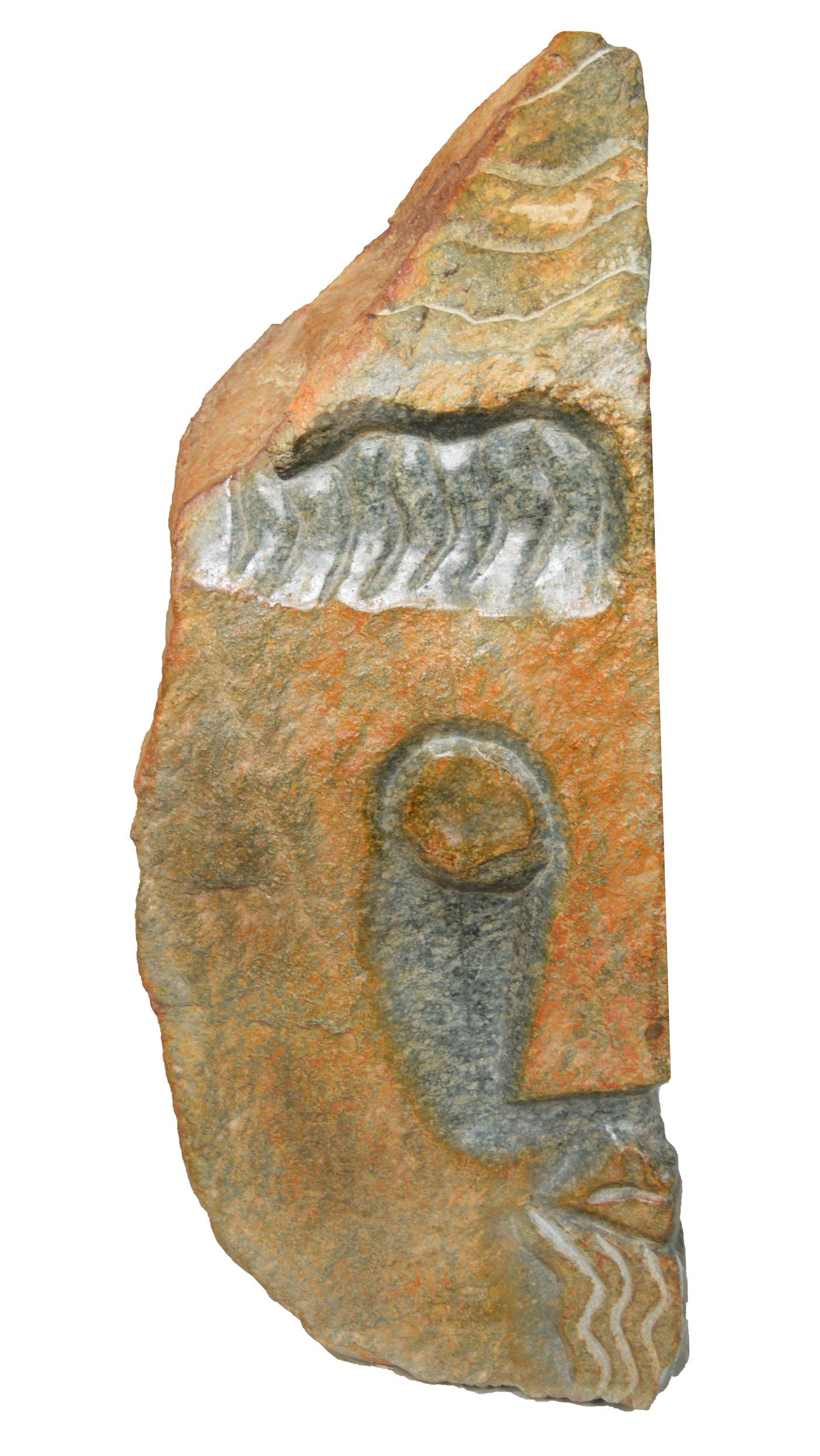 'Notorious Leader' original stone sculpture by Shona artist Nigel James For Sale 2