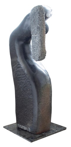 'Bride' original Shona springstone sculpture signed by Brian Nehumba