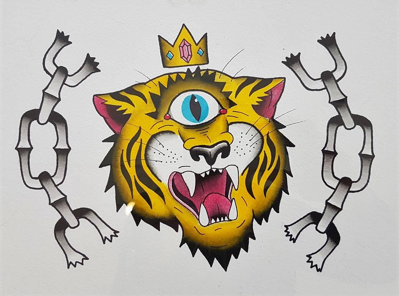 Tuff Tiger - Art by Megan Henley