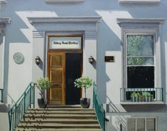 Farbstift-Landschaftszeichnungen und -aquarelle