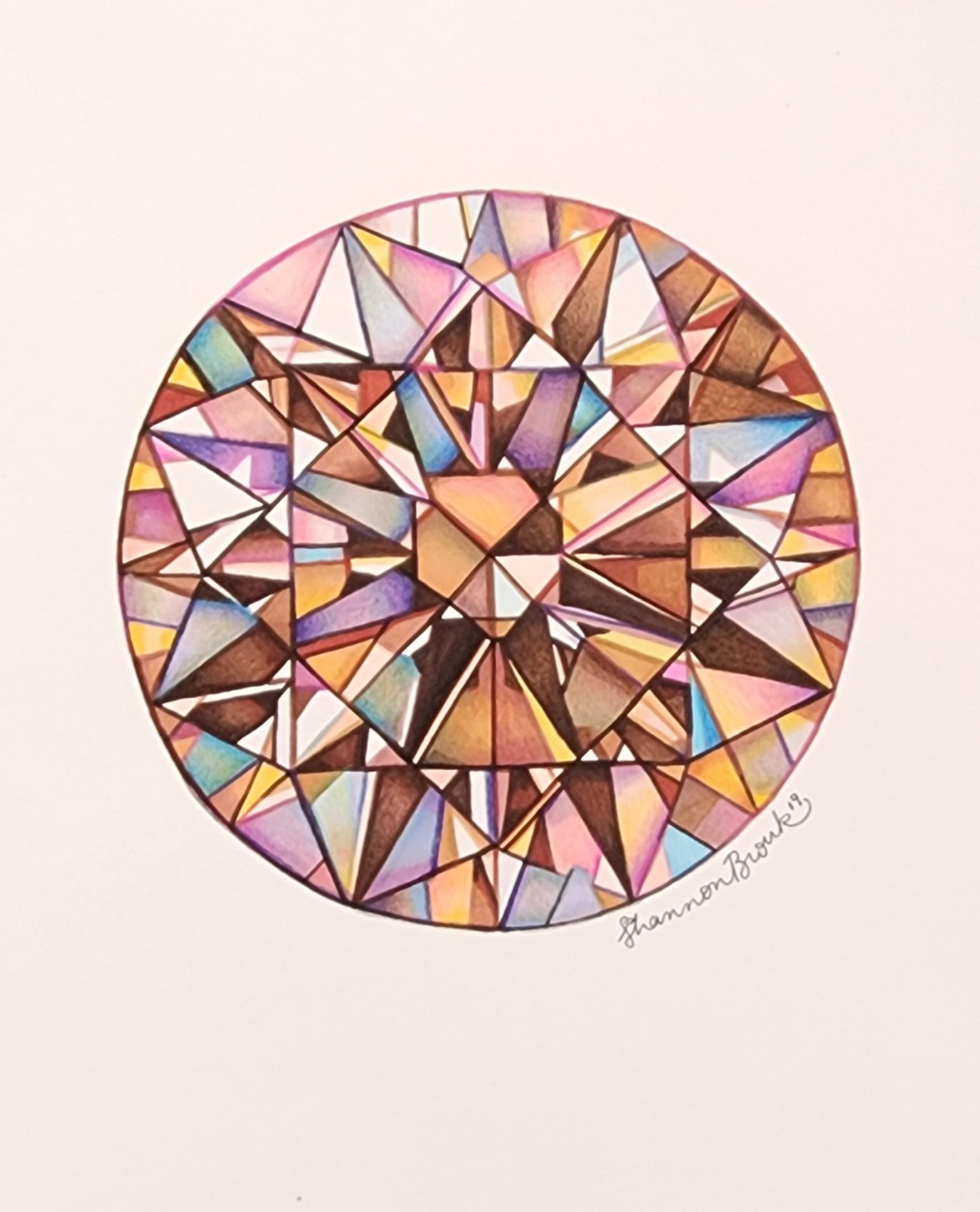 Pierre précieuse n° 15 - Art de Shannon Brouk