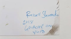 Untitled (Abstract, Vibrant, Drips, Neon, Gestural, Contemporary, Expressionism)