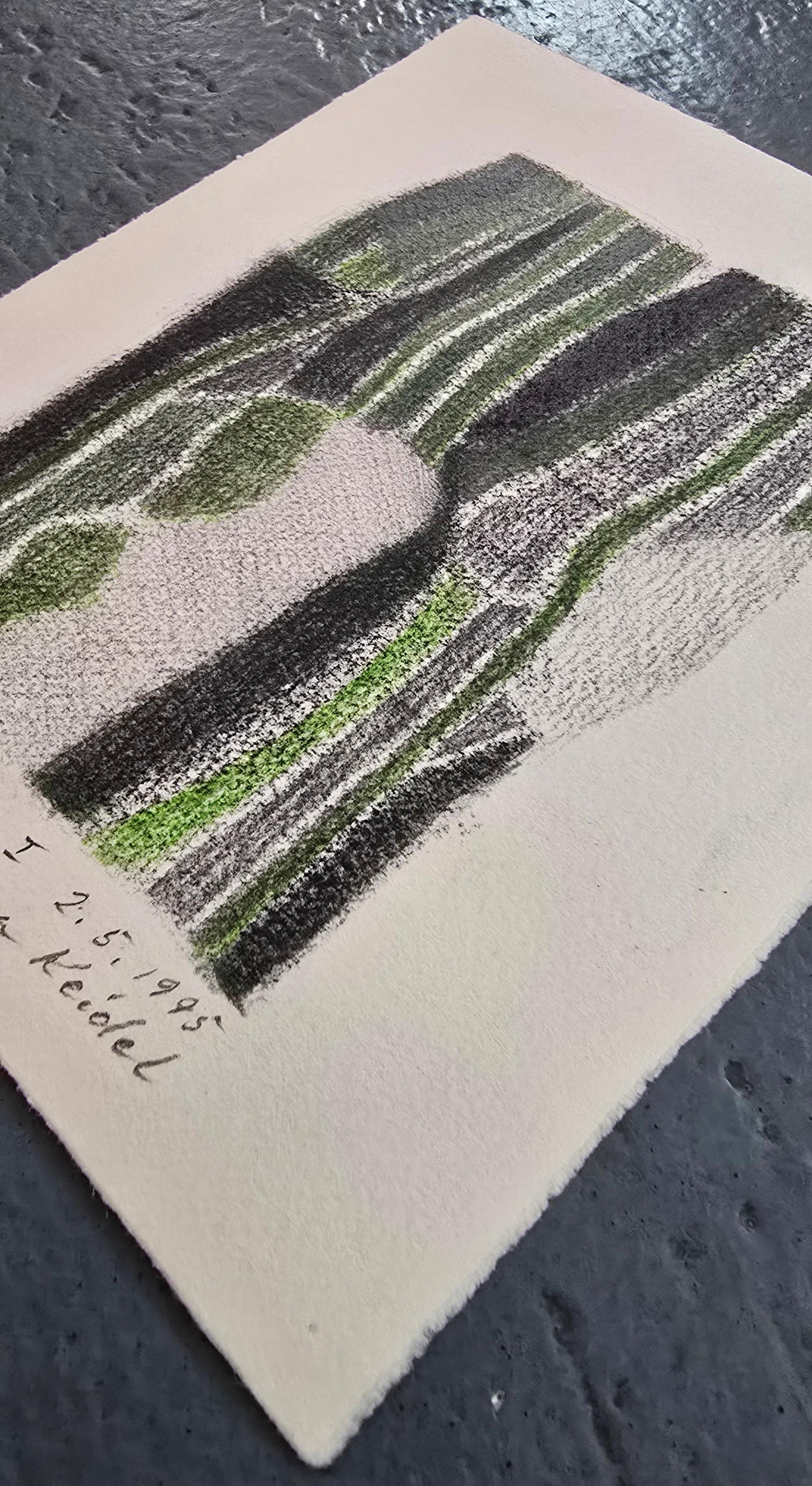 Barbara Keidel 
Untitled Abstract in Green (I)
Pastel Drawing on Paper
1995
Signed and dated in pencil
Size: 7.5 x 6.25 inches (19.05 x 15.875 cm)   
COA provided

*Framing options available. Please inquire.

Tags: Abstract, Black, Grey,