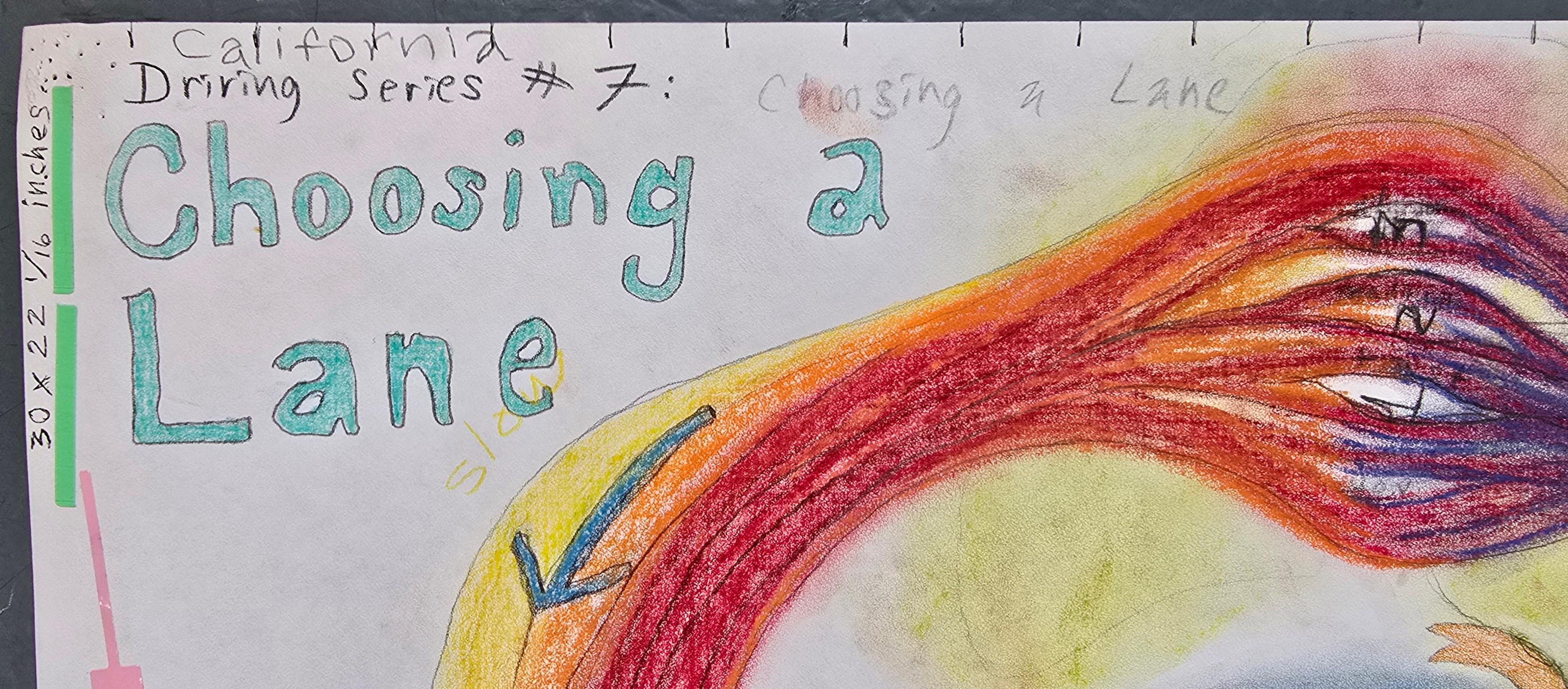 Choosing a Lane (Abstract, Biogram, Vibrant, Heart, Valve, 40% OFF LIMITED TIME) For Sale 4