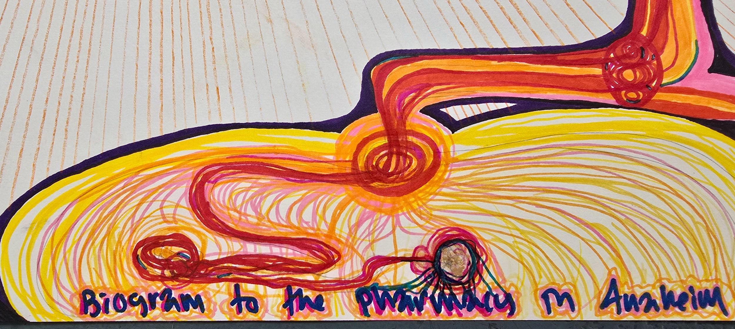 Biogram to the Pharmacy in Anaheim (Abstract, Bold, Figurativ, Collage) For Sale 3