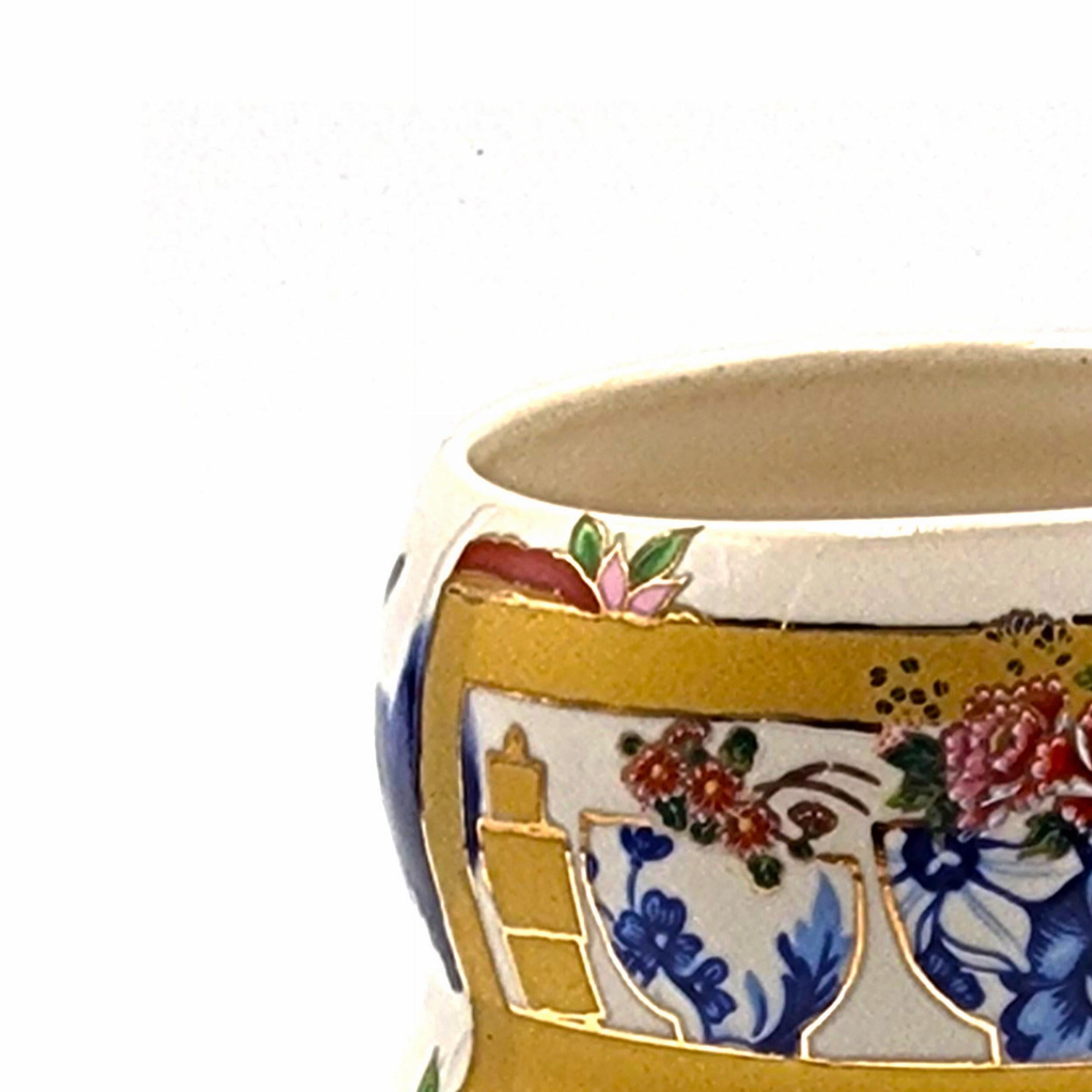 Cup with big Japanese Vase #1 (Handmade, Mid-Century, Modern, Vibrant) For Sale 1