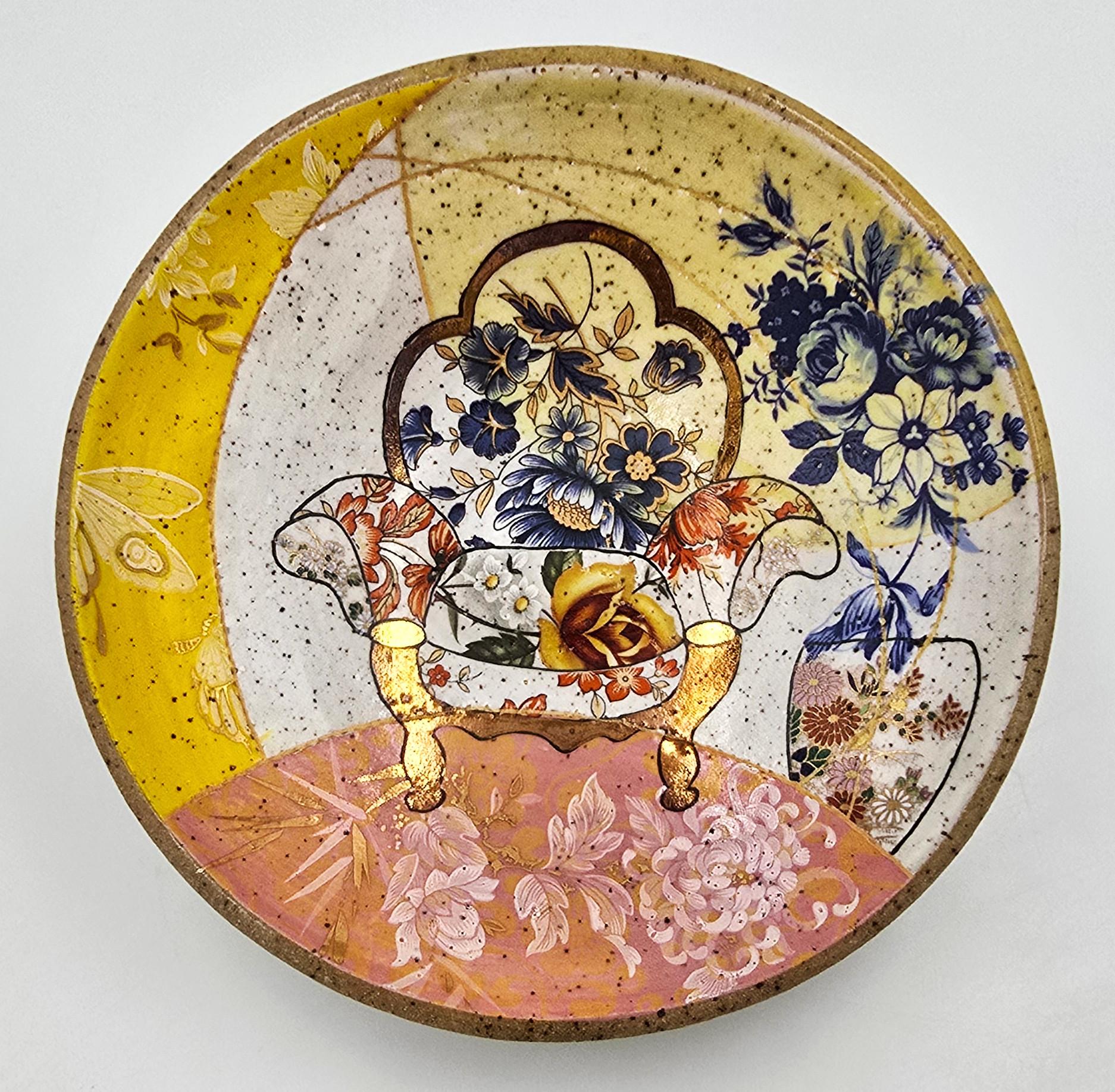 Bol avec chaise Vintage (Made-to-order, Mid-Century, Modern, Vibrant)