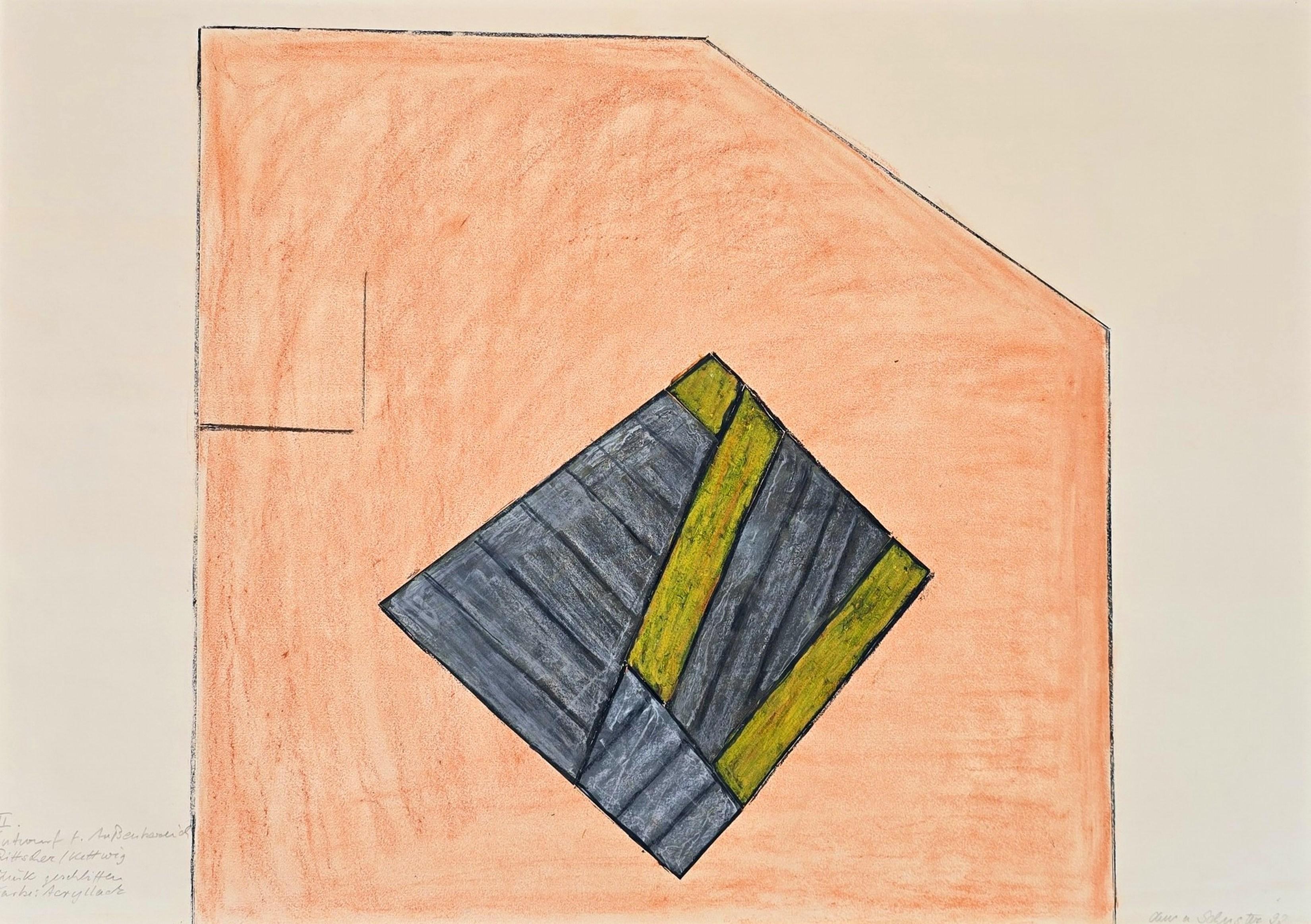 Am designs (géométrique abstrait, formes, sombre, pastel)