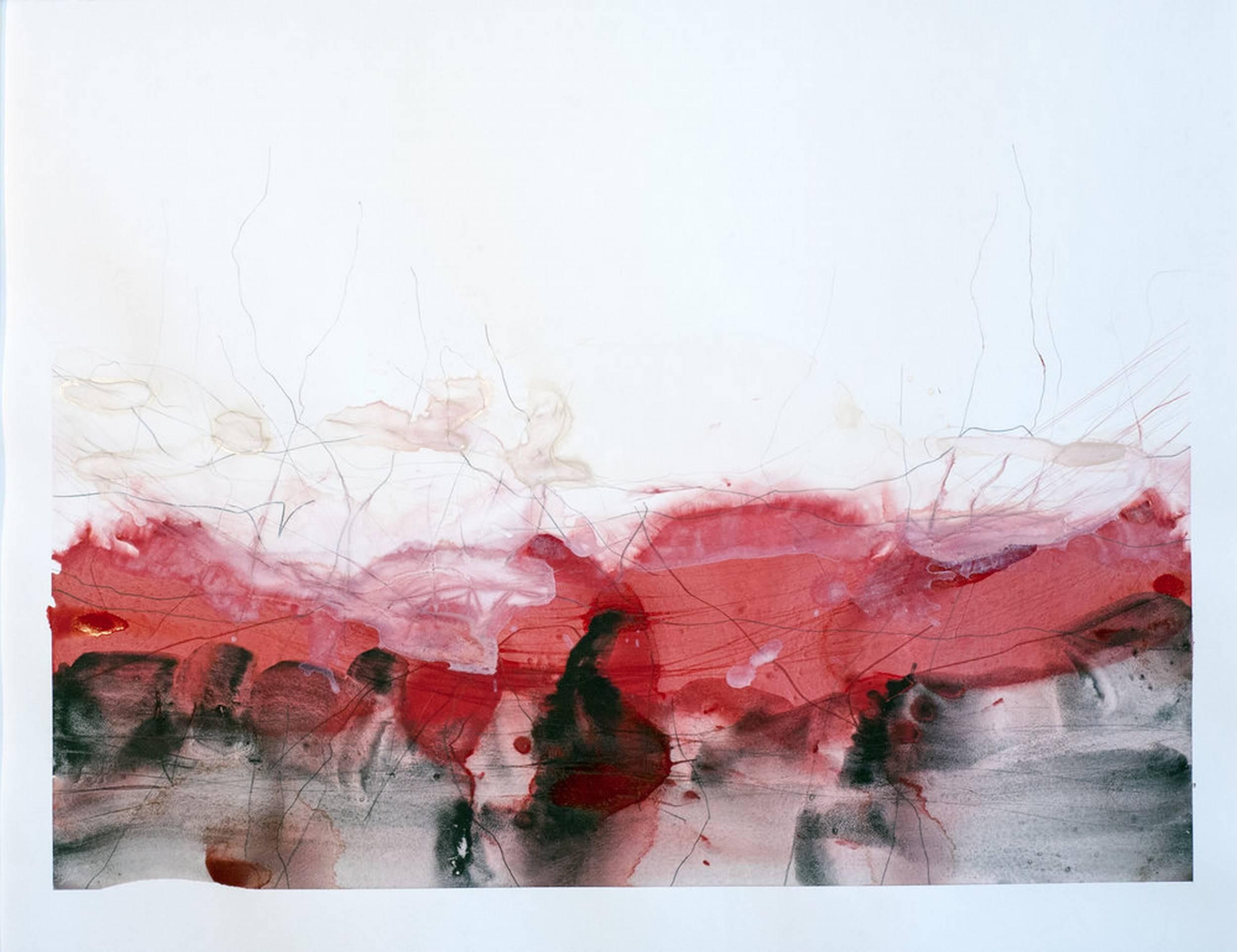 Abstract Drawing Nancy Charak - Carmine 5462