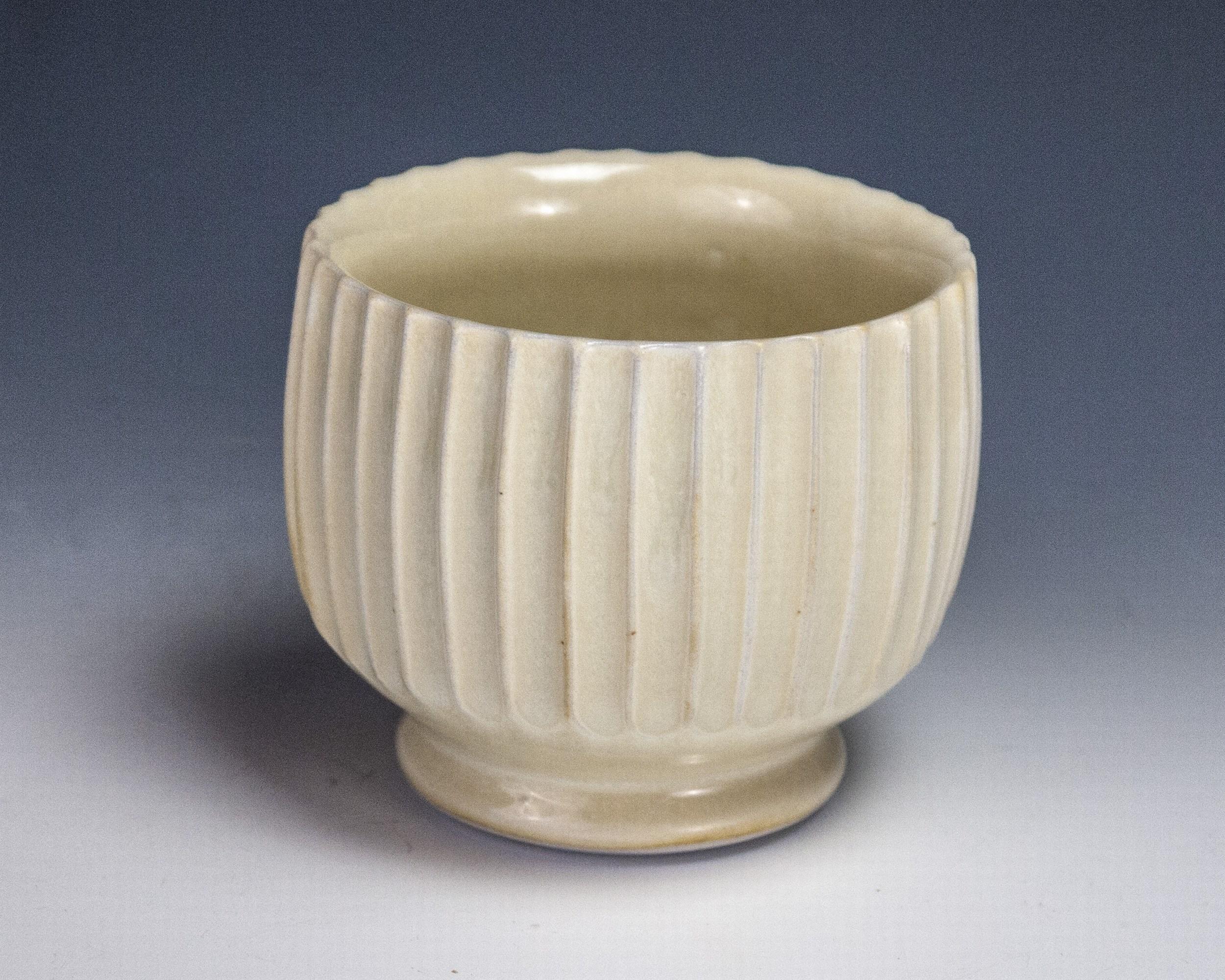 Carved Yellow Cup - Art by Steven Young Lee
