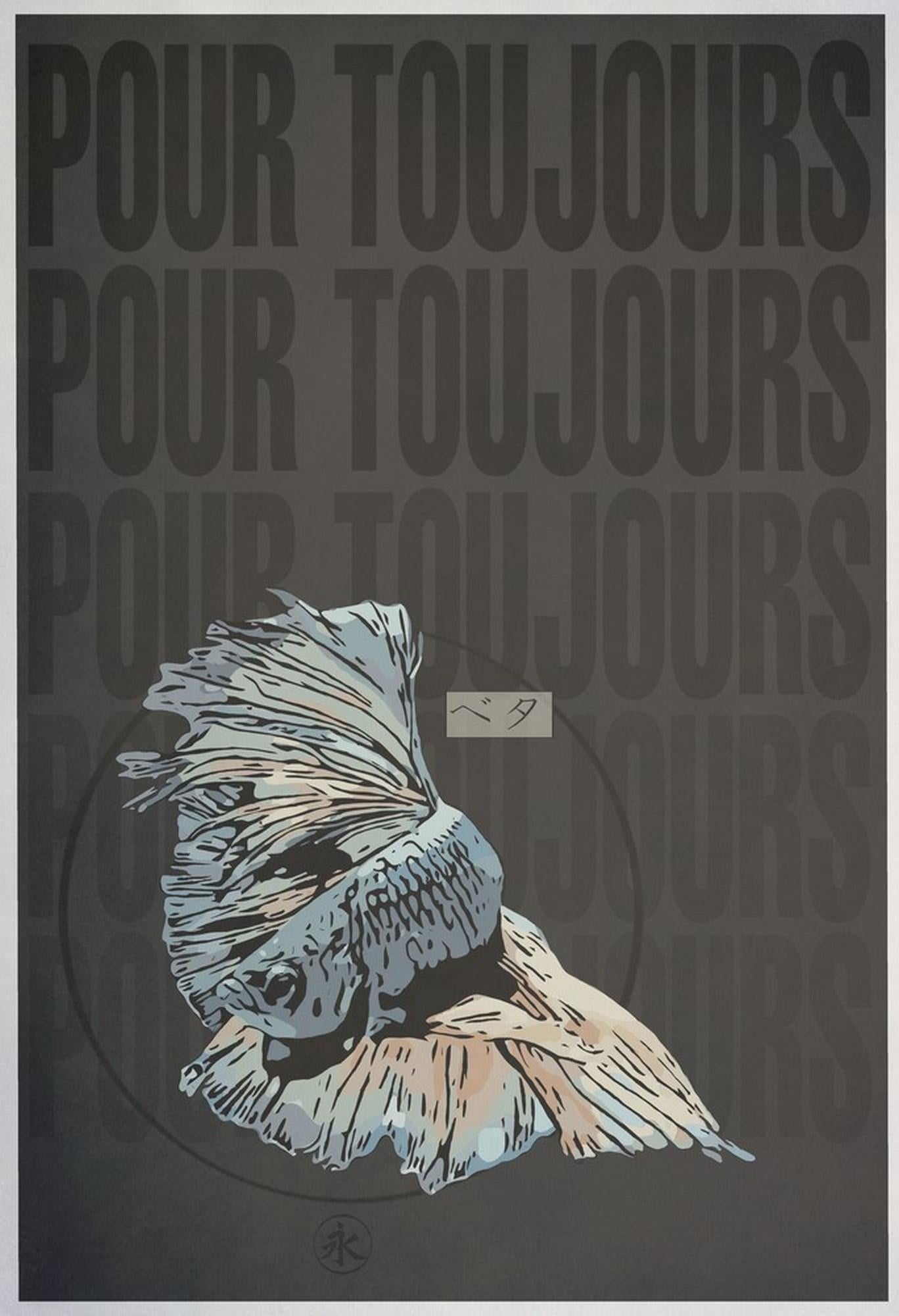Matthew Naquin Figurative Print - Beta Forever ($98! ~70% OFF LIST PRICE)