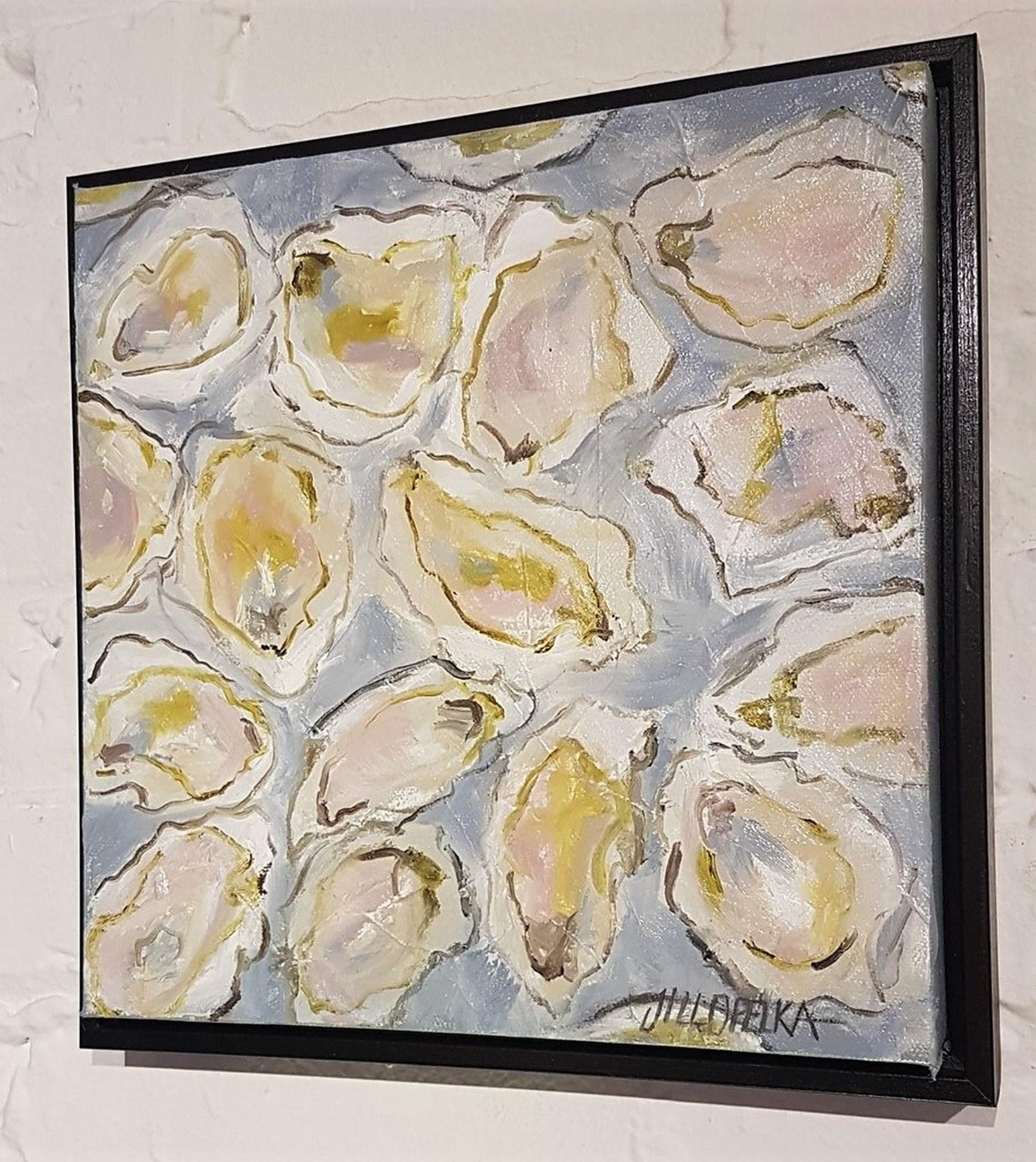 Jill Opelka Figurative Painting - Oysters