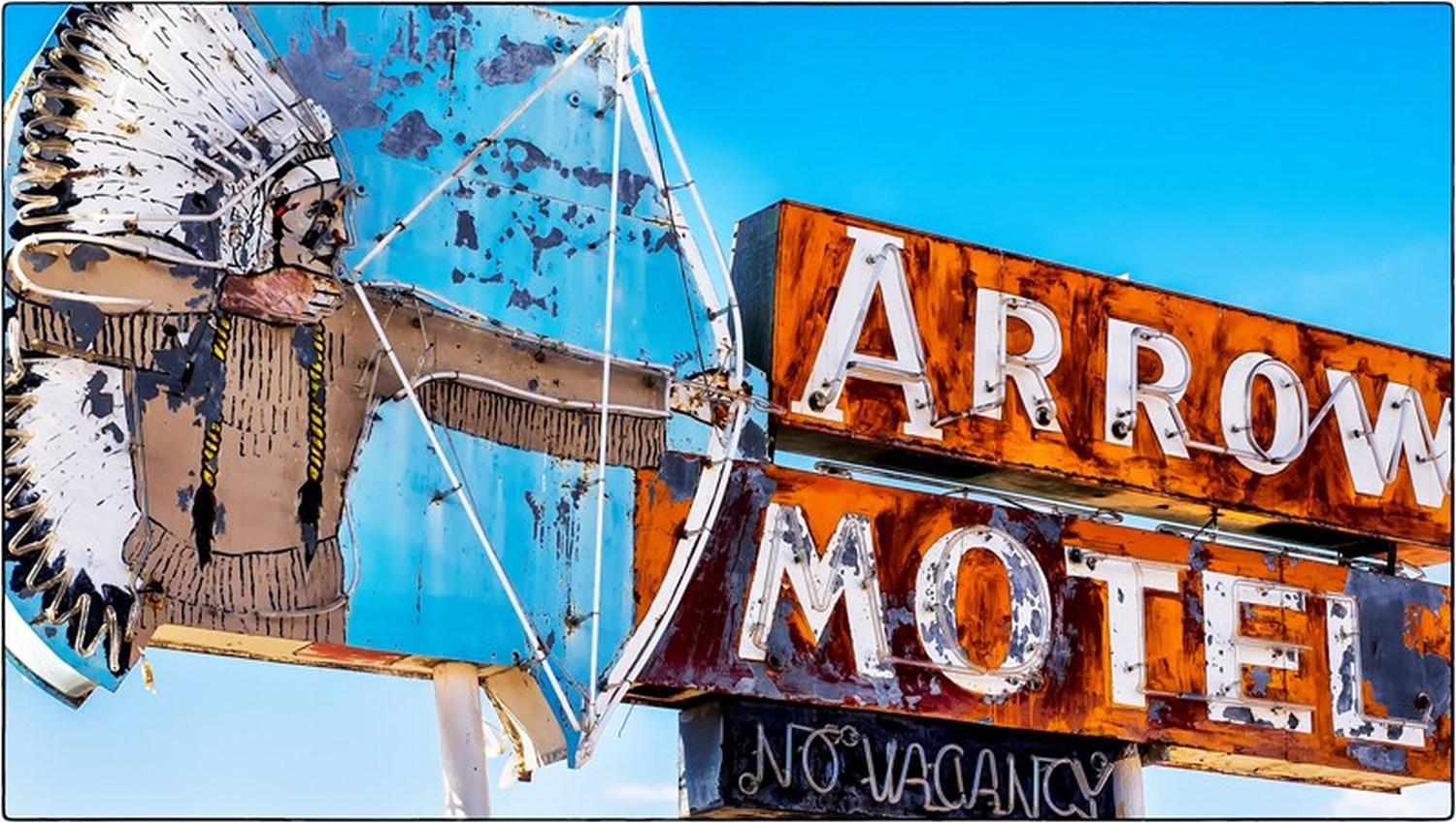Gary Hodson Still-Life Photograph - Arrow Motel 
