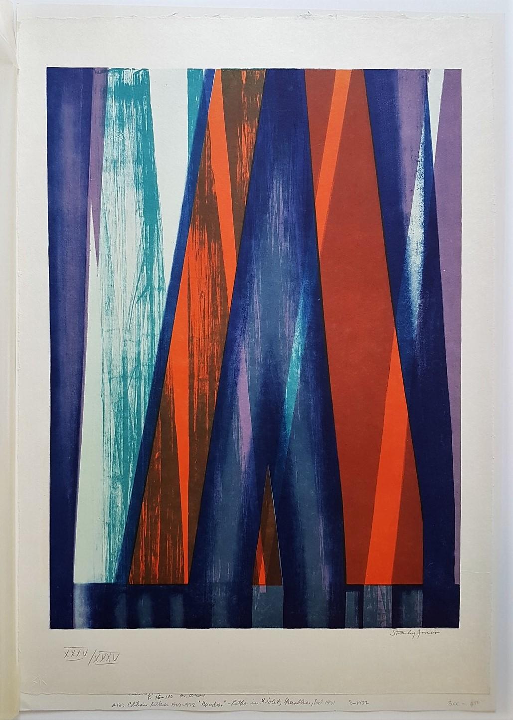 Stanley Jones Abstract Print - Madron