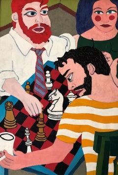 Vintage Still Life with Chess