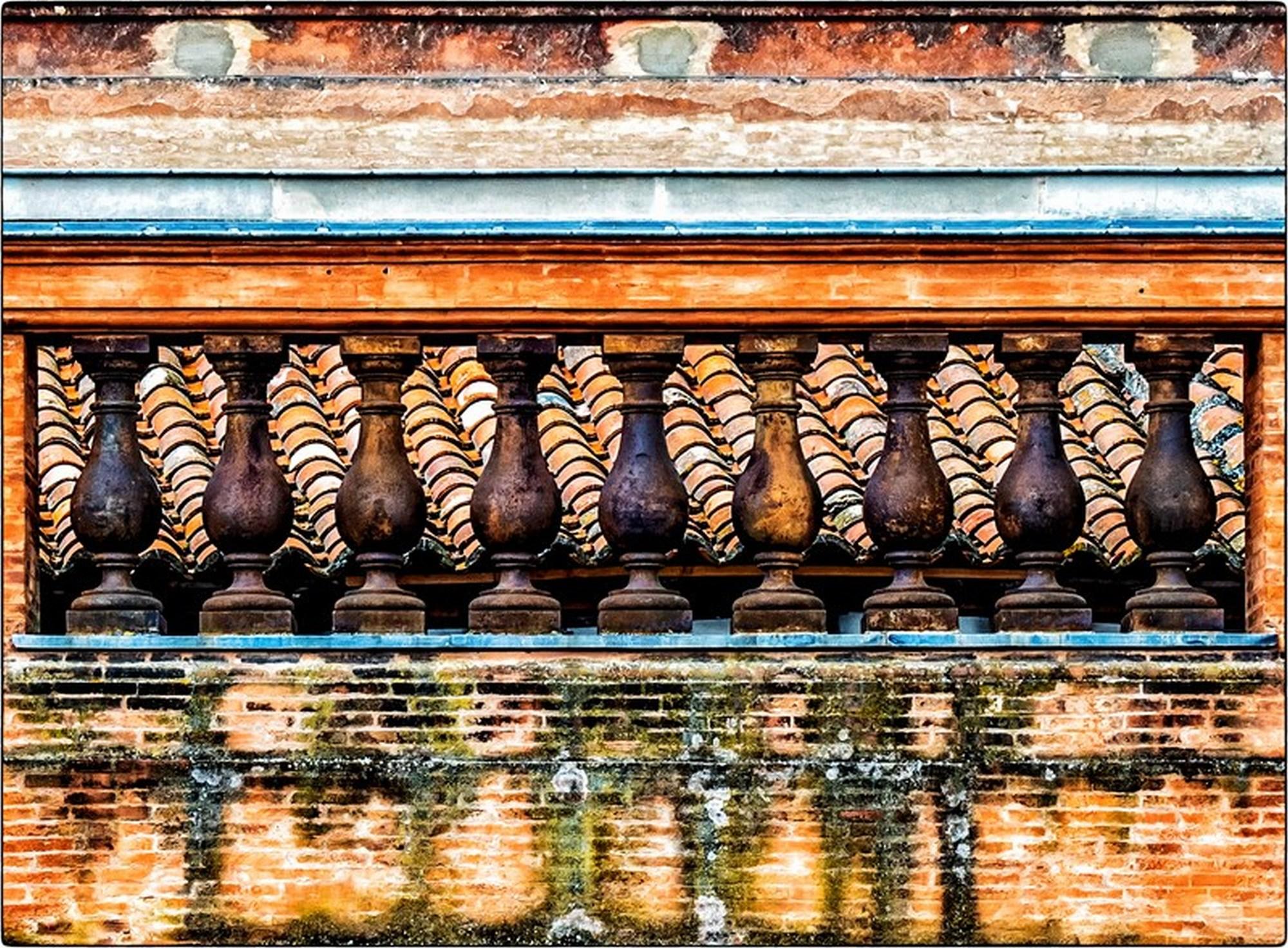 Fischschuppen - Dachziegel – Photograph von Gary Hodson
