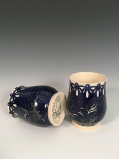 Cobalt Whiskey Cups