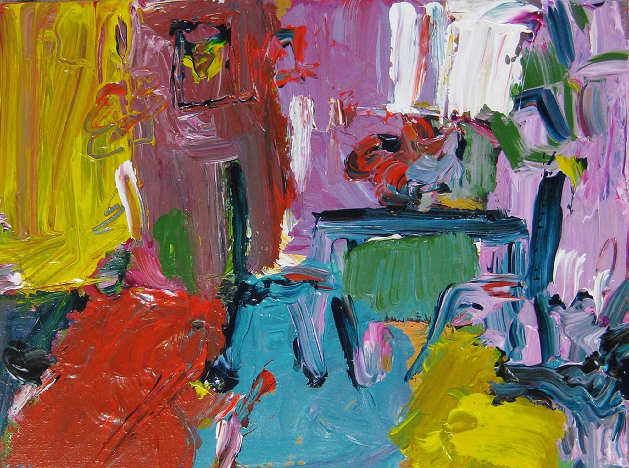 Rita Guile Abstract Painting - Interior #2
