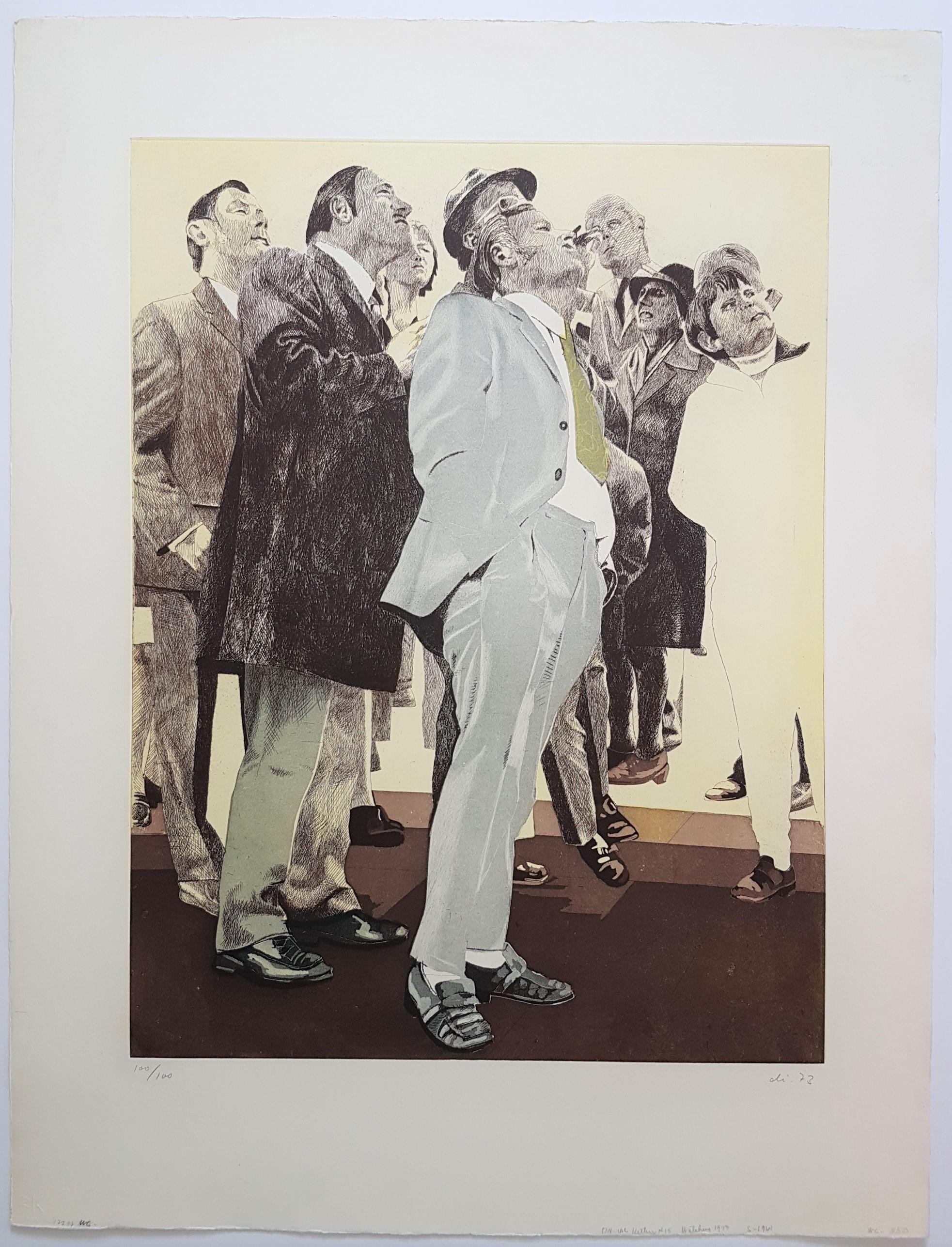 Hans Juergen Diehl Figurative Print – Beobachtung