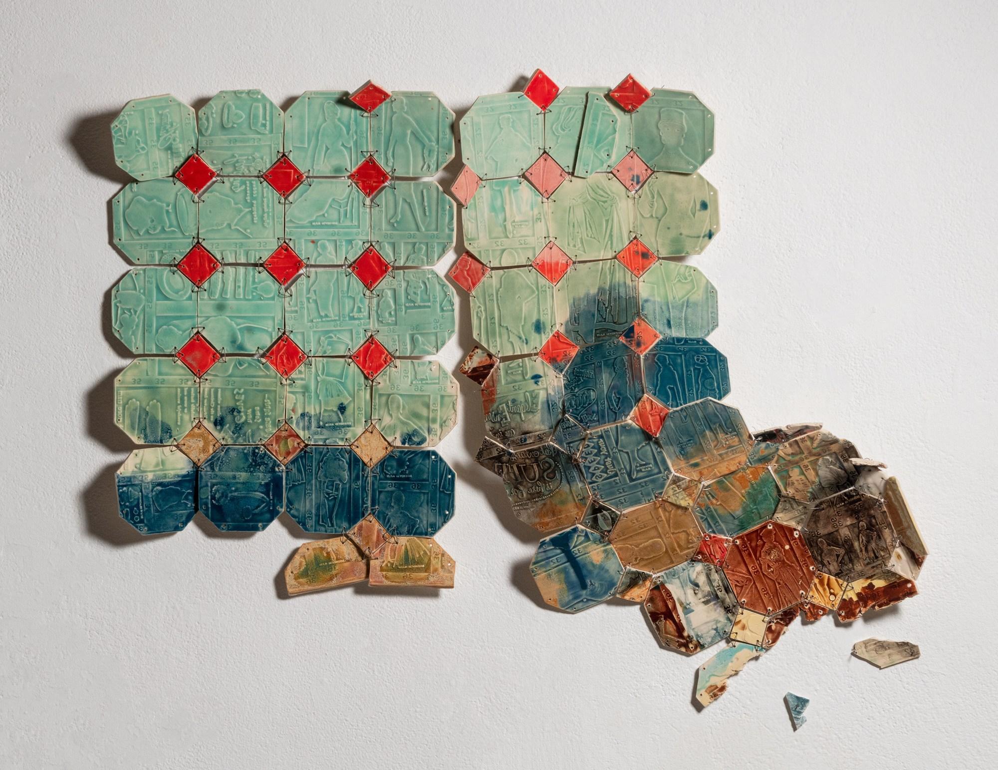 Rachel Hubbard Kline Abstract Sculpture - Fabricated Americana