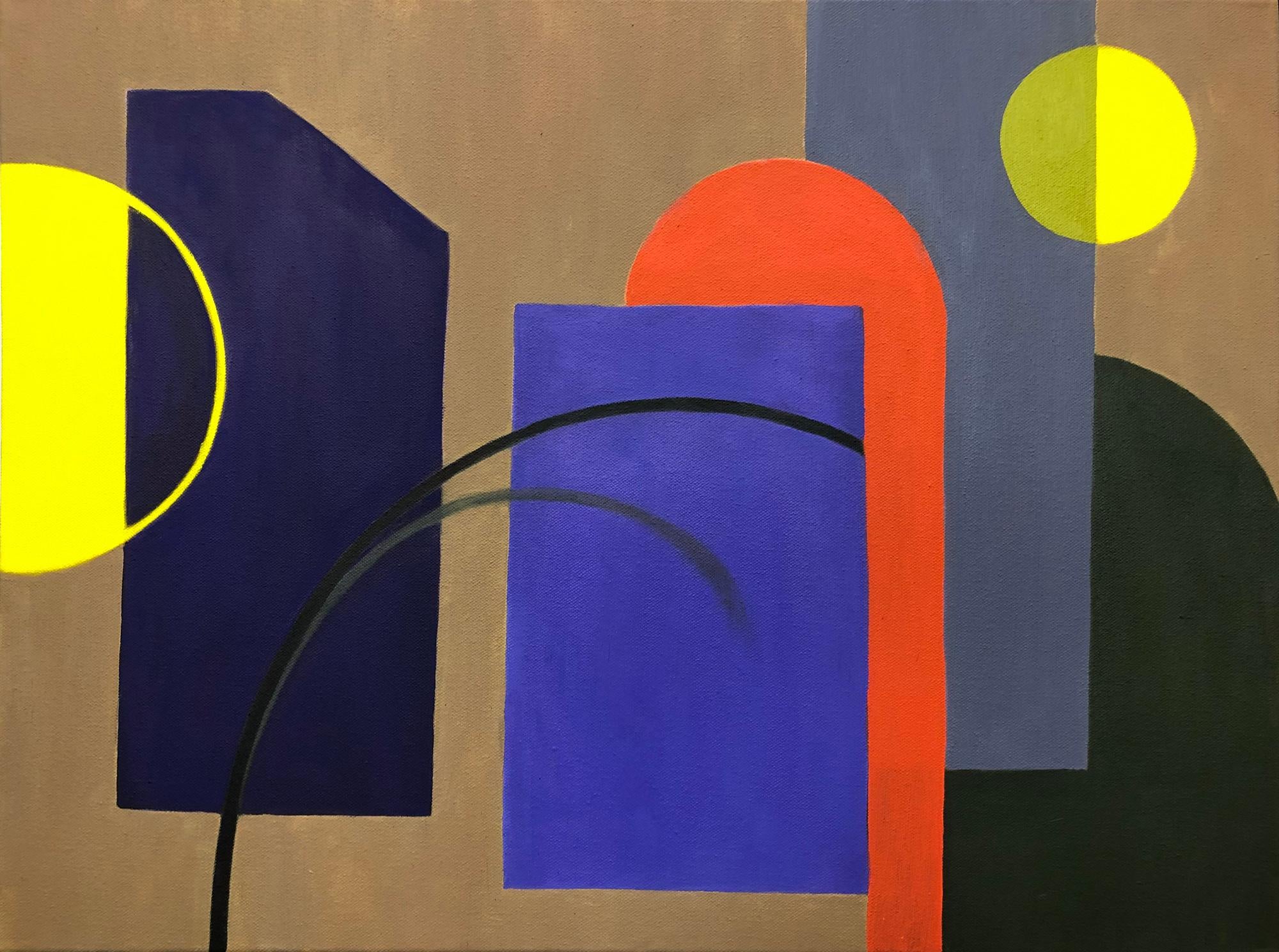 Heartland (Geometric Abstraction, Minimalism, Josef Albers, Hard Edge) - Painting by Susan Kiefer