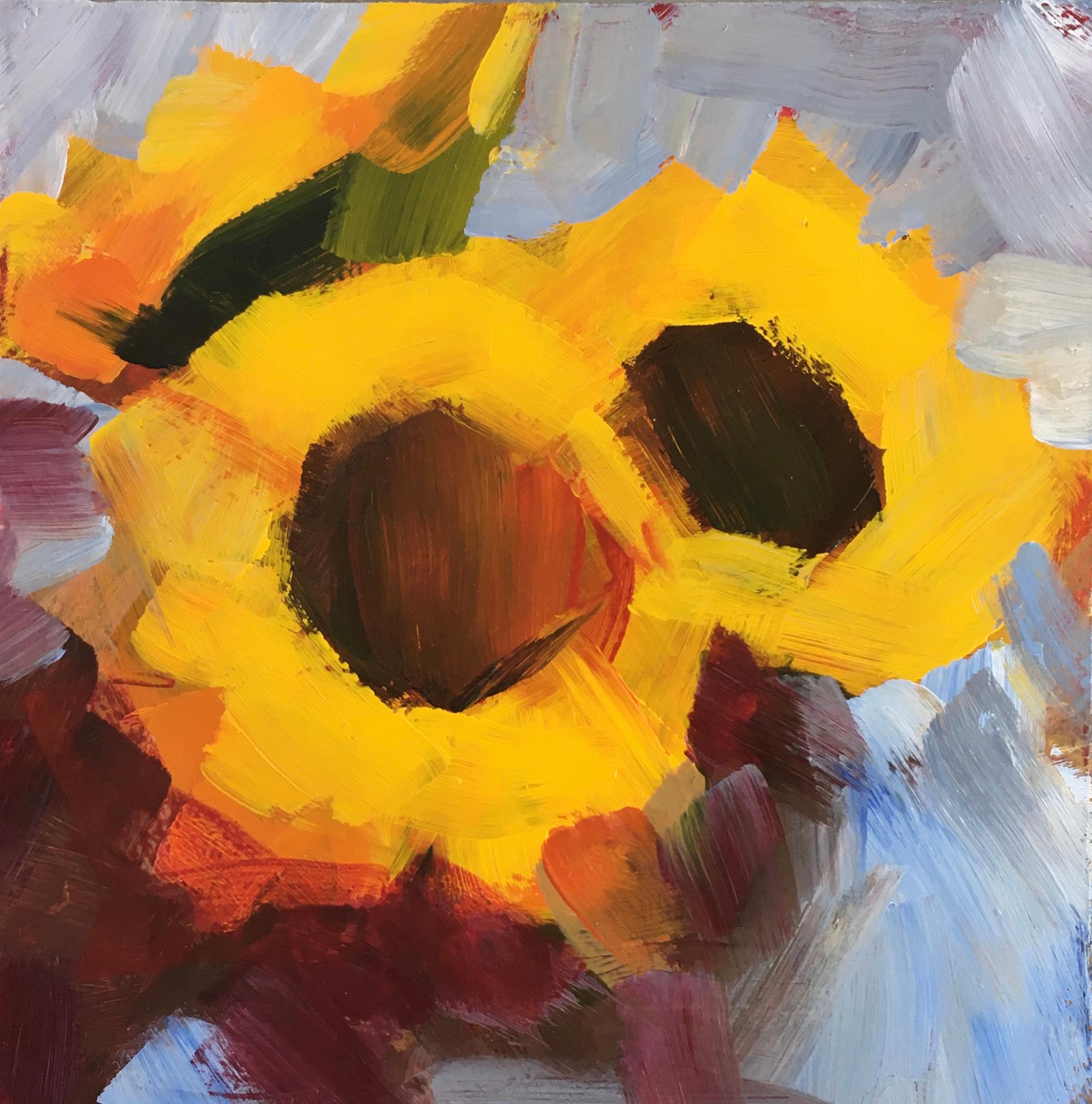 Esther Boyd Still-Life Painting - Untitled from Flower Series