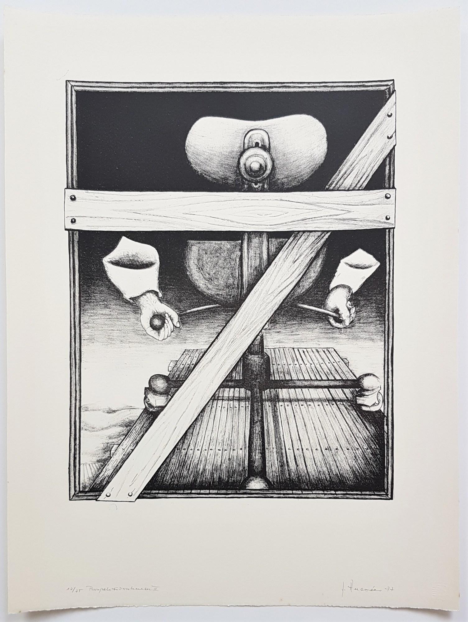  Perspective Frames (Perspektivrahmen) - Print by Gerhard Andrées