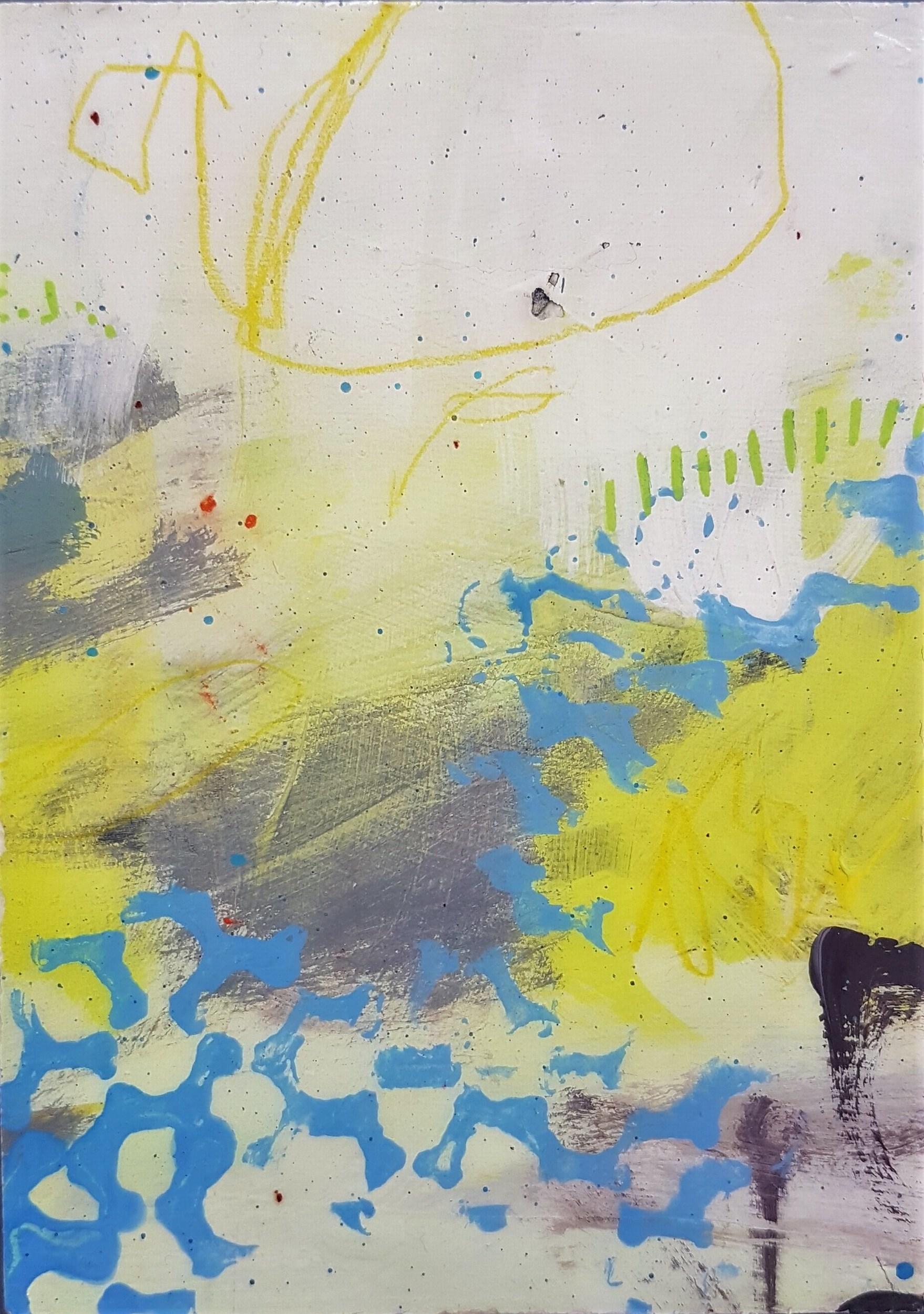 Small Abstract #11 - Painting by Katherine Bello