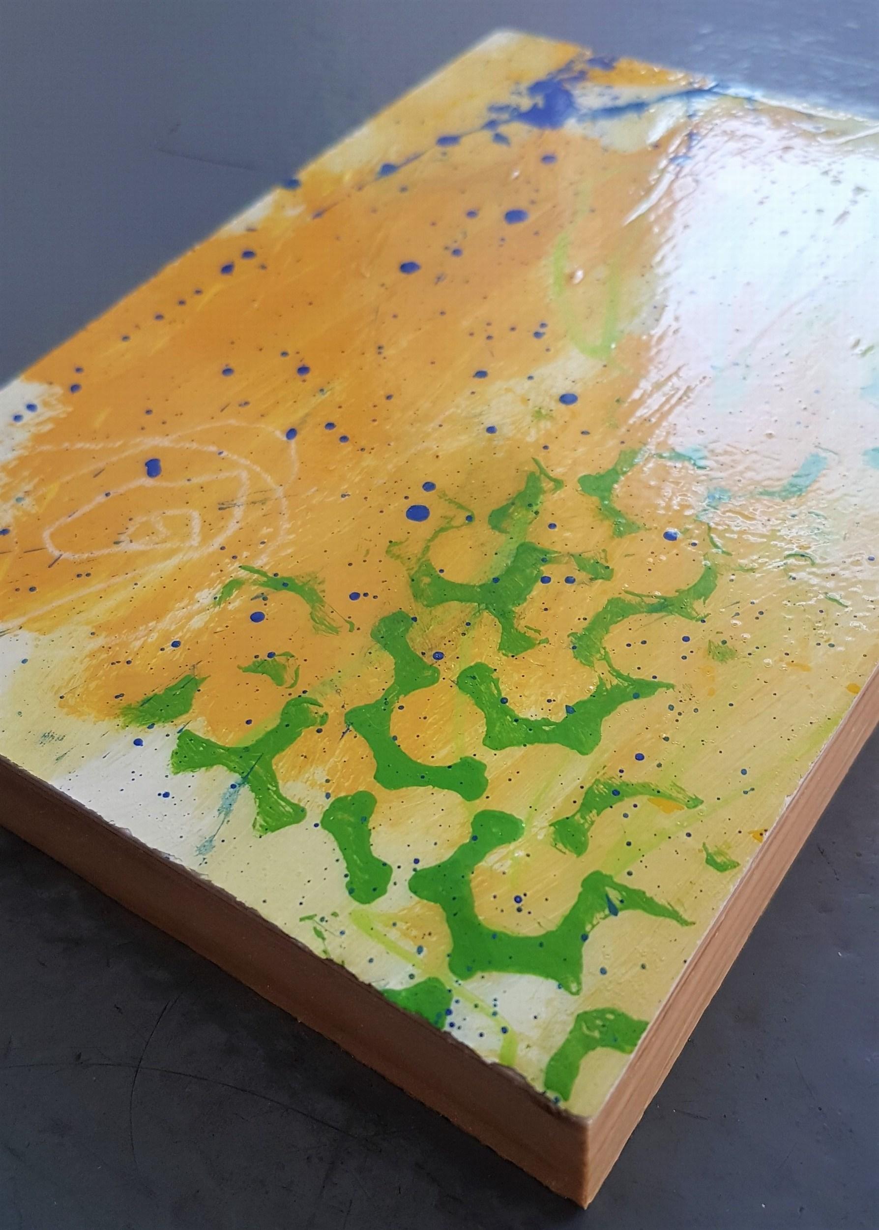 Small Abstract #12 - Painting by Katherine Bello