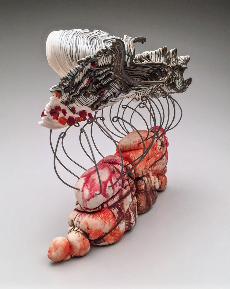 Screenmeat - Abstract Sculpture by Stephanie Lanter