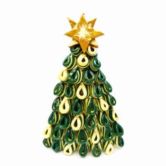 Weihnachtsbaum mit goldenem Stern