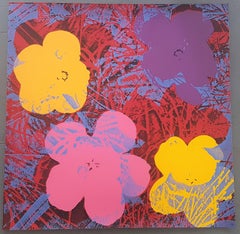 Flowers (Yellow, Pink, Purple Hues - Pop Art) 