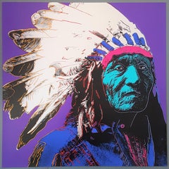 Native American Chief #1 (Pop Art, Andy Warhol)