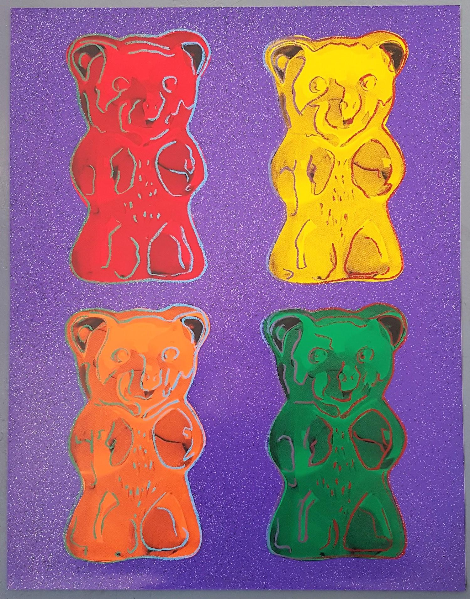 Jurgen Kuhl  Figurative Print - Gummibears #1 (Pop Art, Andy Warhol) 