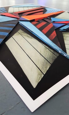 Geometric Composition #1 (3D-construction, Op Art, Lyonel Feininger)