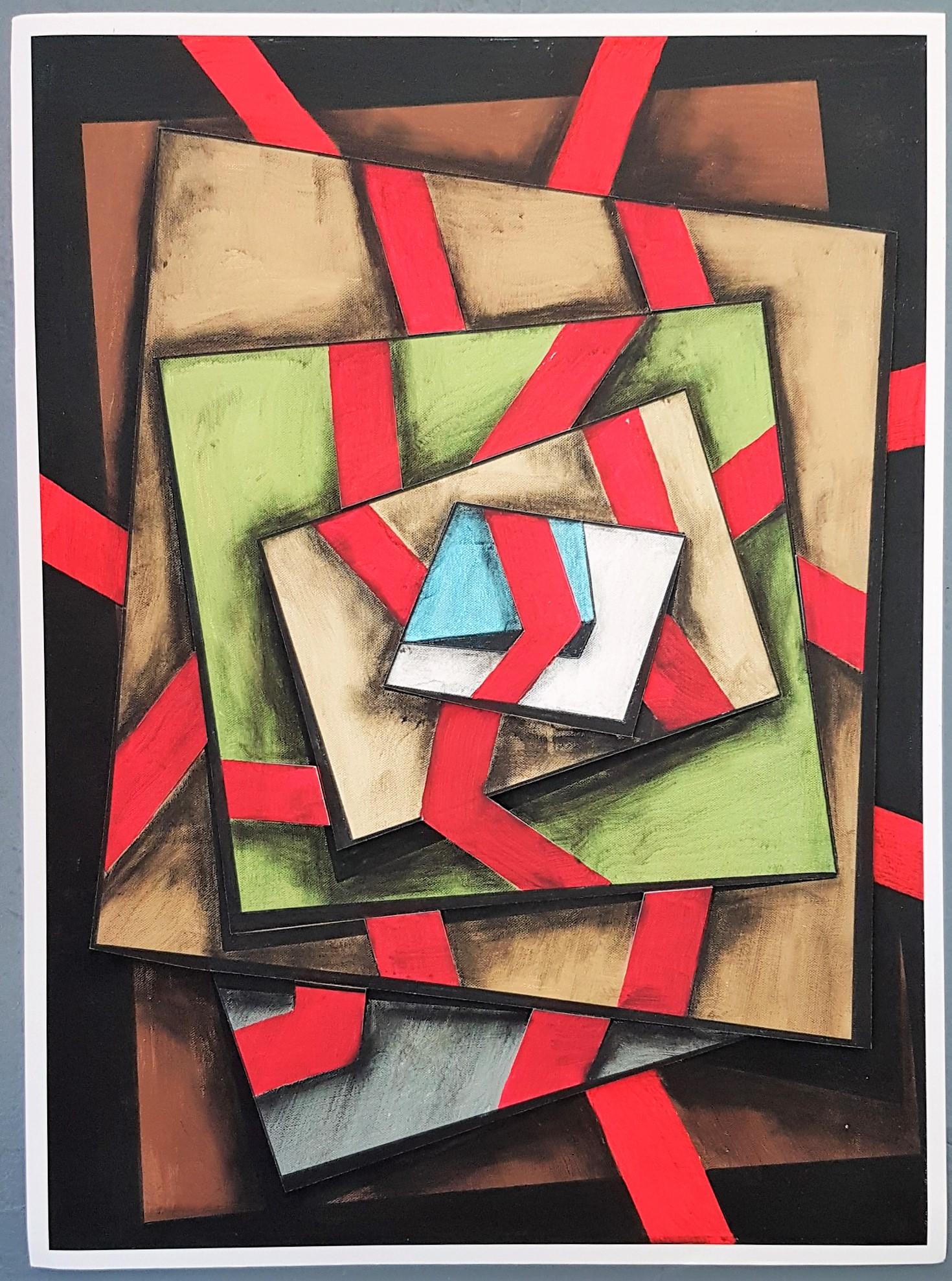 Composition géométrique n° 3  - Print de Eduard Diem 