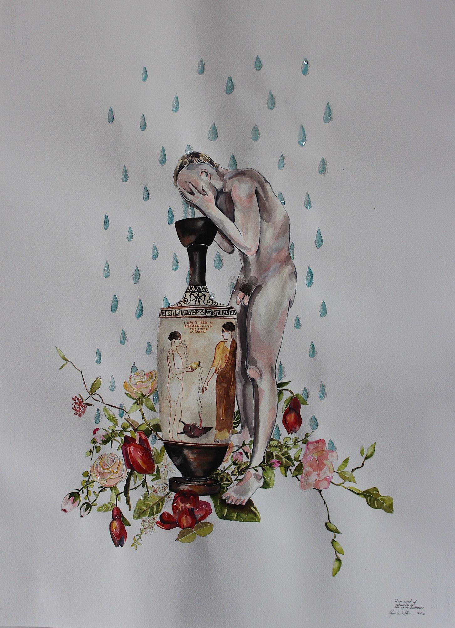 I am Tired of Returning to the Same Sadness - Painting by Ryan Wilks