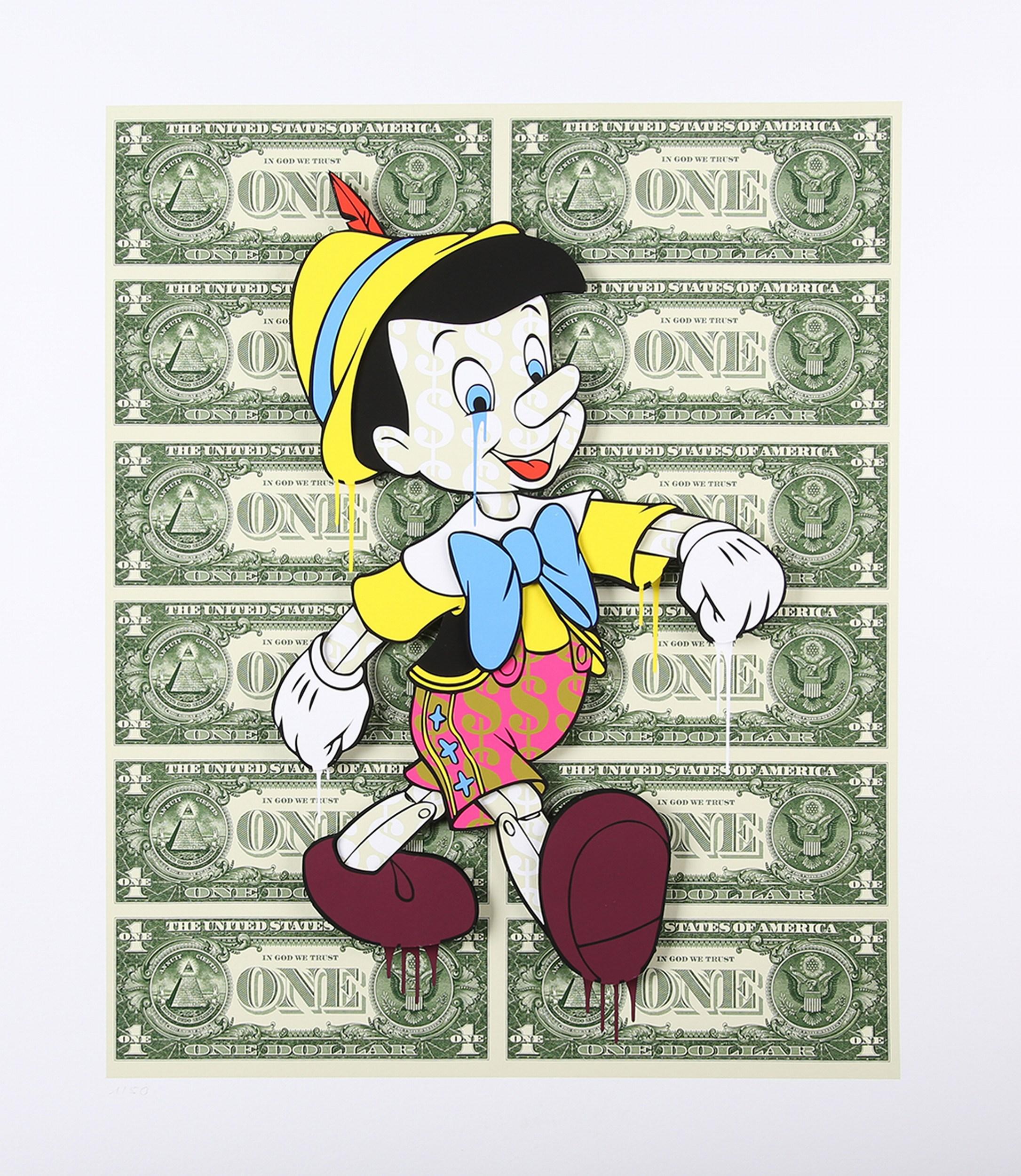 Pinocchio (Pop Art, Street Art, Disney) - Print by Ben Allen