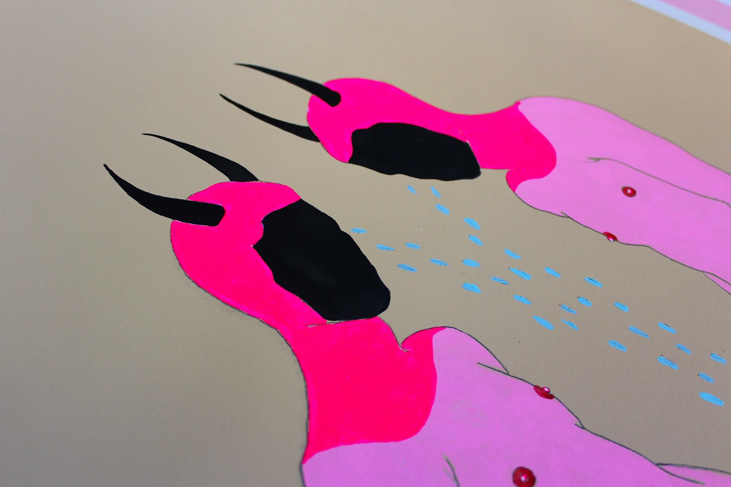 Cry Me a Puddle - Painting by Ryan Wilks