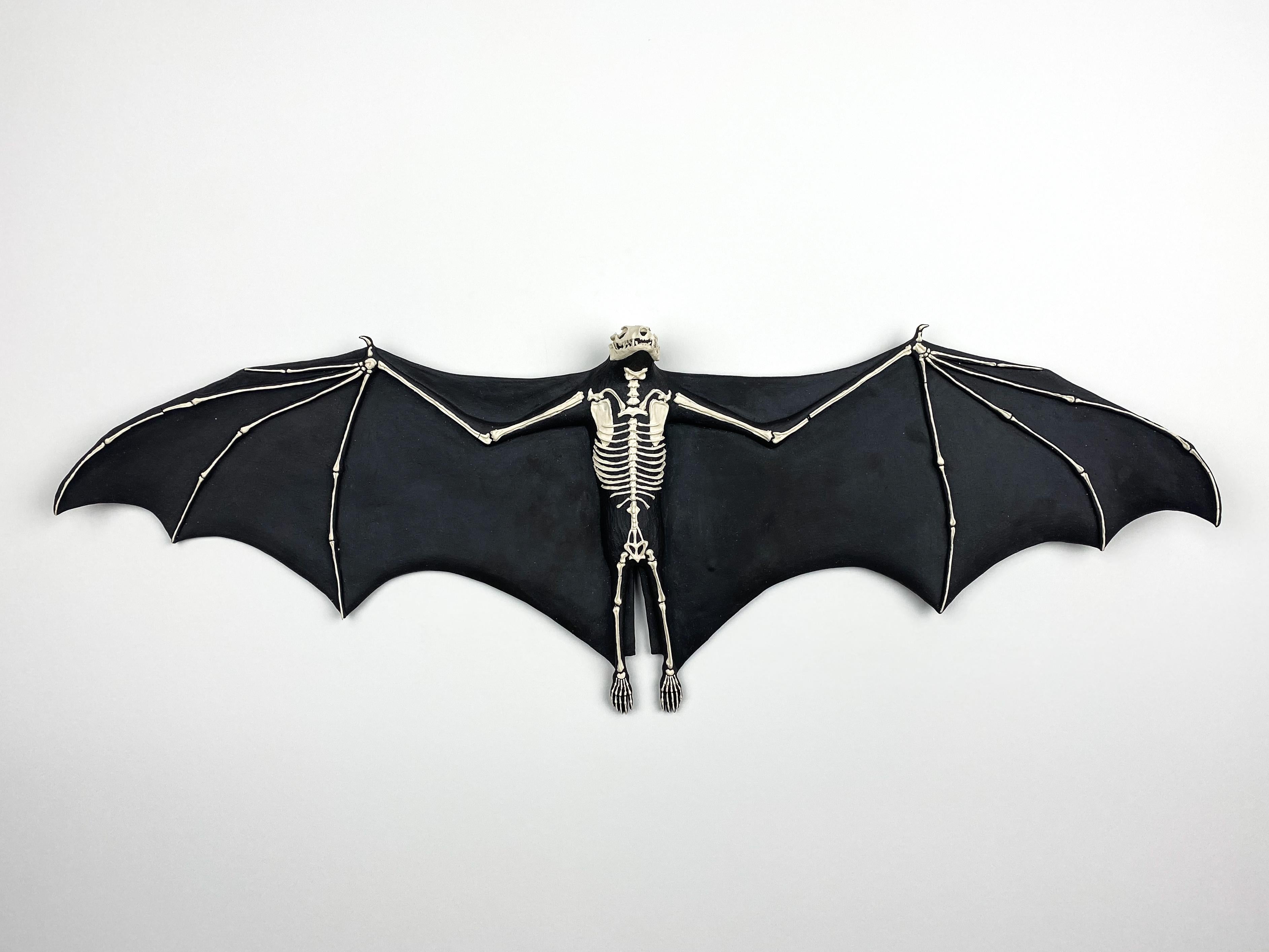 Fruit Bat - Sculpture by Grace Khalsa