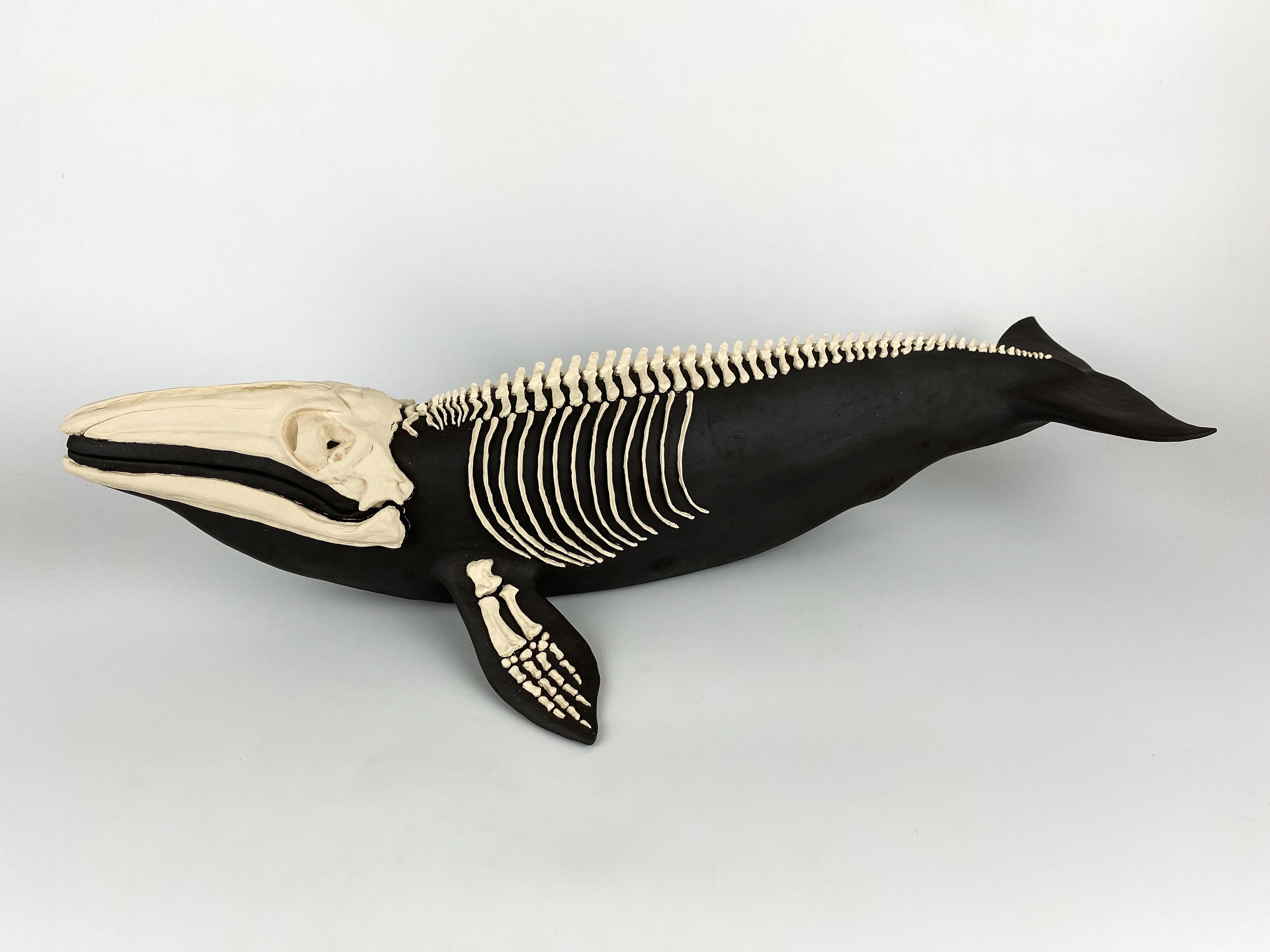 Gray Whale - Sculpture by Grace Khalsa
