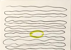 "Percorso interrotto" by Enzio Wenk, 2020-2021 - Marker on Paper, Abstract