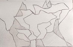 "Albero" by E. Wenk, 2020-22 - Pencil on Paper, Abstract Tree, Still-life